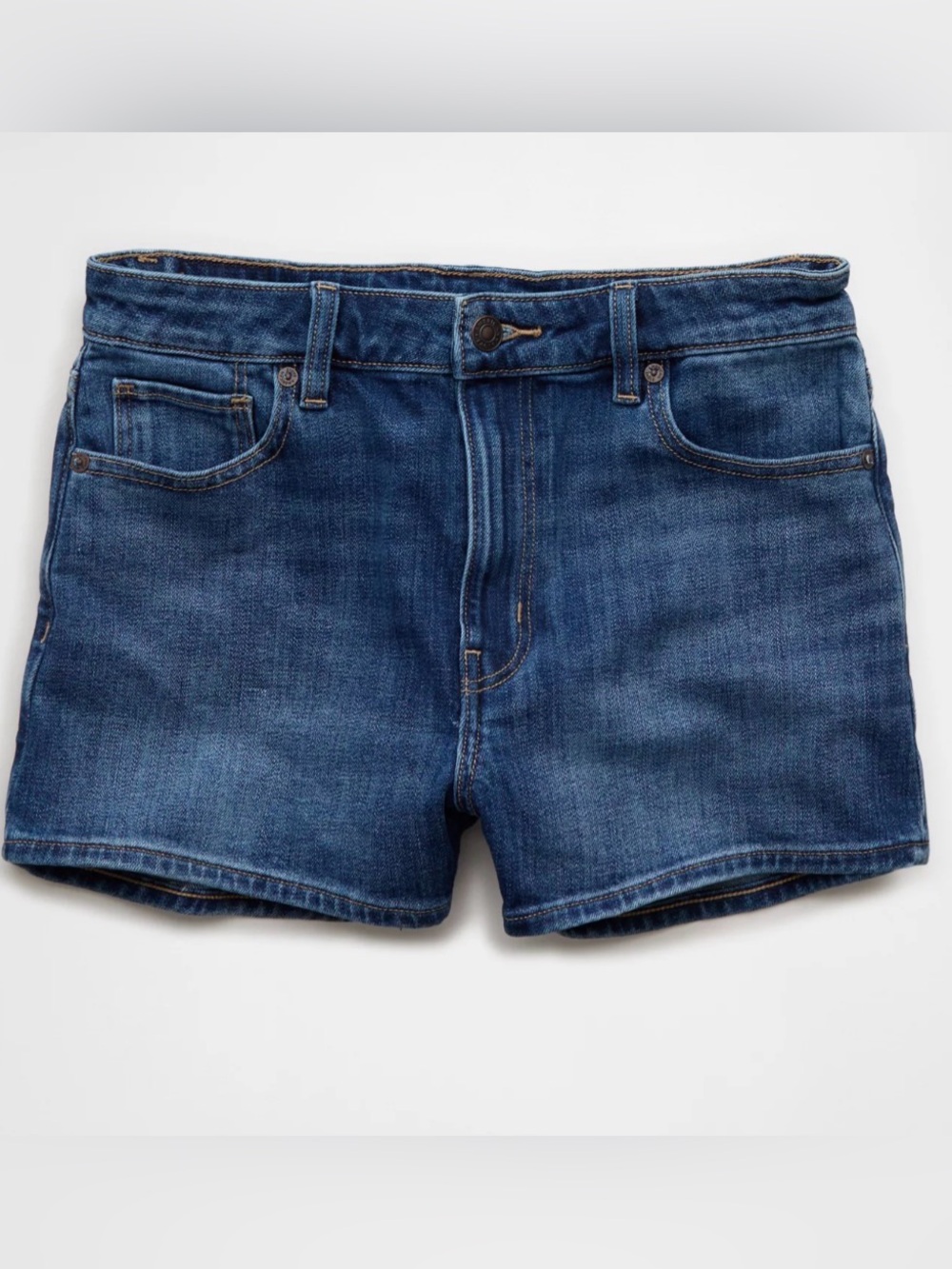American Eagle - Stretch Denim Mom Jean Shorts - Size 10